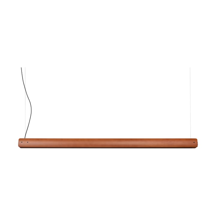 Seki-han kattovalaisin 212,5 cm, Heat treatened ash-black metal Flos