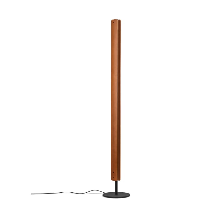 Seki-han lattiavalaisin 226 cm, Heat treatened ash-black metal Flos