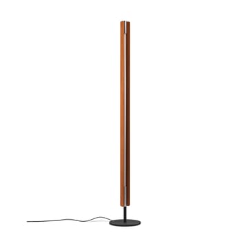 Seki-han lattiavalaisin 226 cm - Heat treatened ash-black metal - Flos