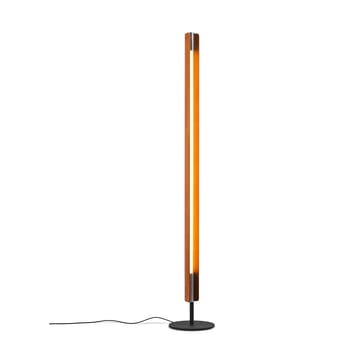 Seki-han lattiavalaisin 226 cm - Heat treatened ash-black metal - Flos