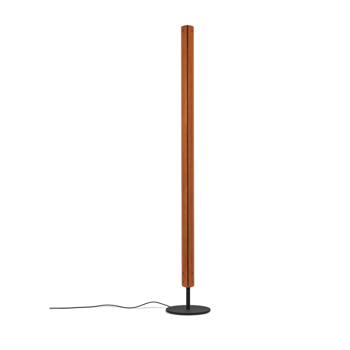 Seki-han lattiavalaisin 226 cm, Heat treatened ash-black metal Flos