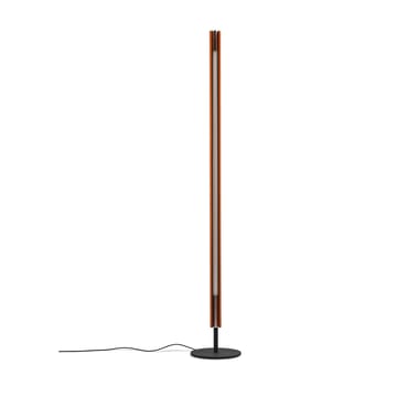 Seki-han lattiavalaisin 226 cm - Heat treatened ash-black metal - Flos