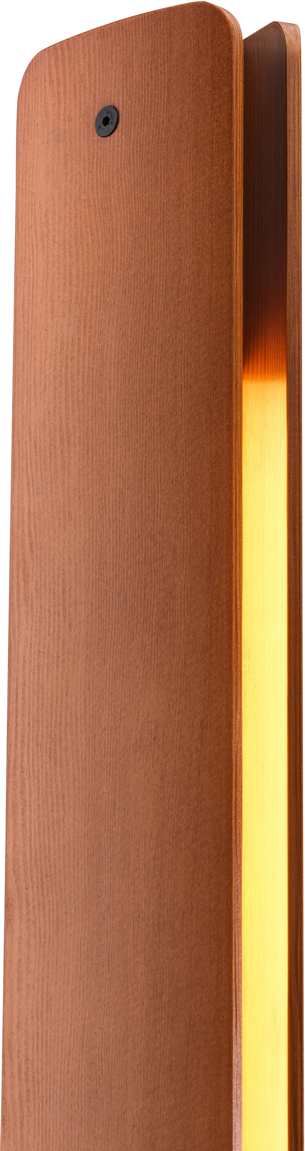 Seki-han lattiavalaisin 226 cm, Heat treatened ash-black metal Flos