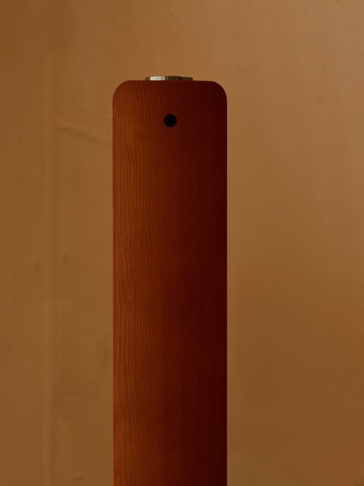 Seki-han lattiavalaisin 226 cm, Heat treatened ash-black metal Flos