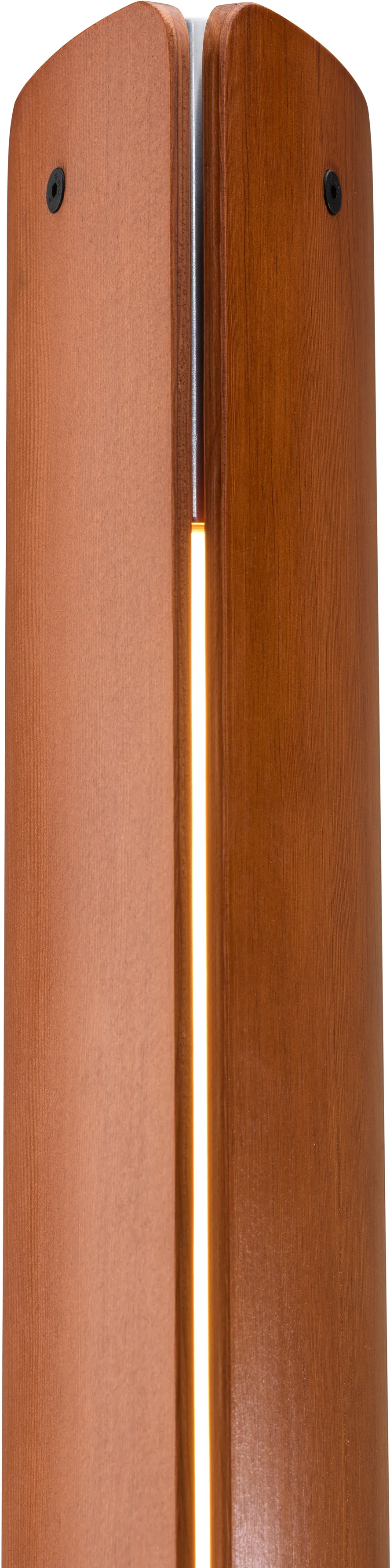 Seki-han lattiavalaisin 226 cm, Heat treatened ash-black metal Flos