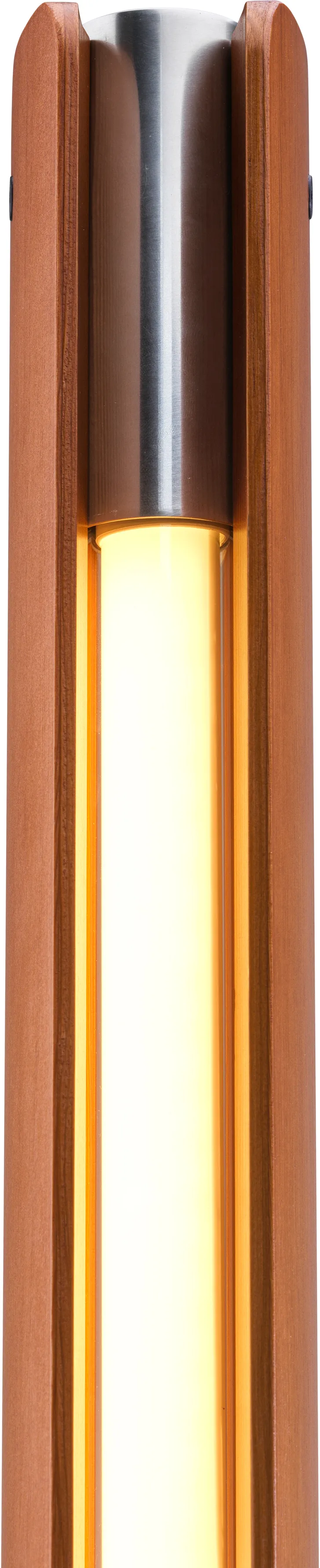 Seki-han lattiavalaisin 226 cm, Heat treatened ash-black metal Flos