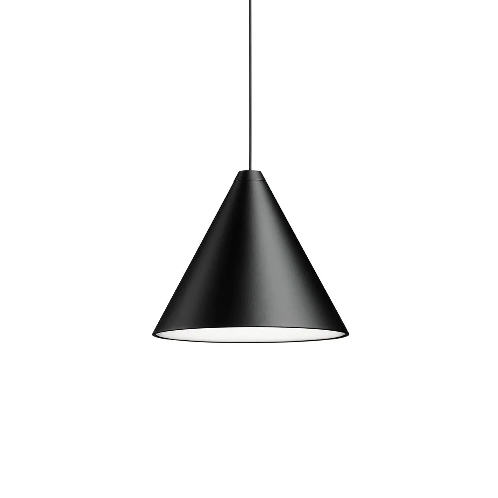 String Light Cone kattovalaisin, Musta, 12 m johto Flos