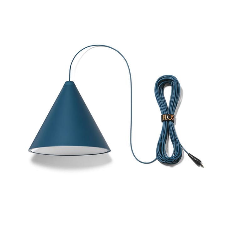 String Light Cone kattovalaisin, Sininen, 12 m johto Flos