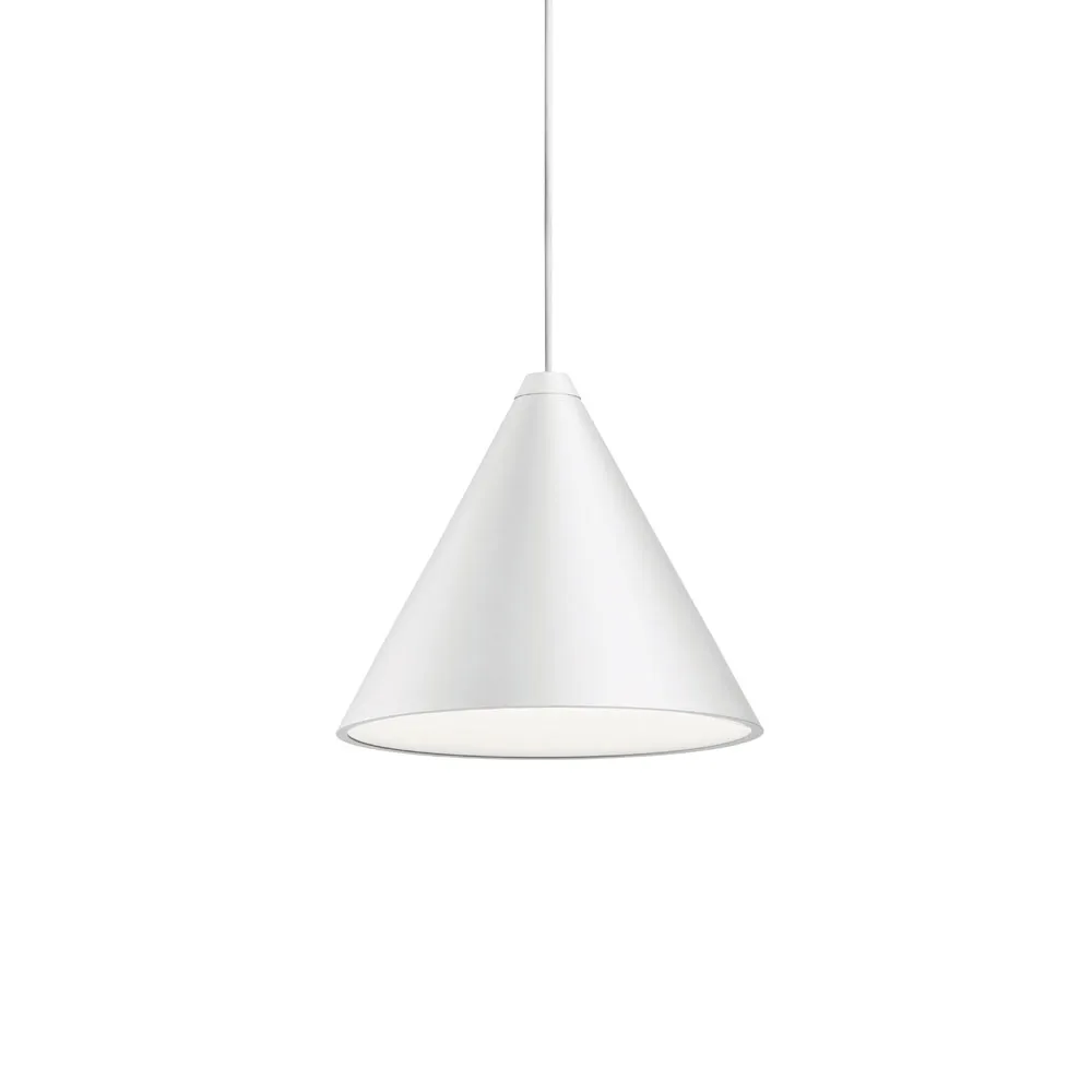 String Light Cone kattovalaisin, Valkoinen, 12 m johto Flos