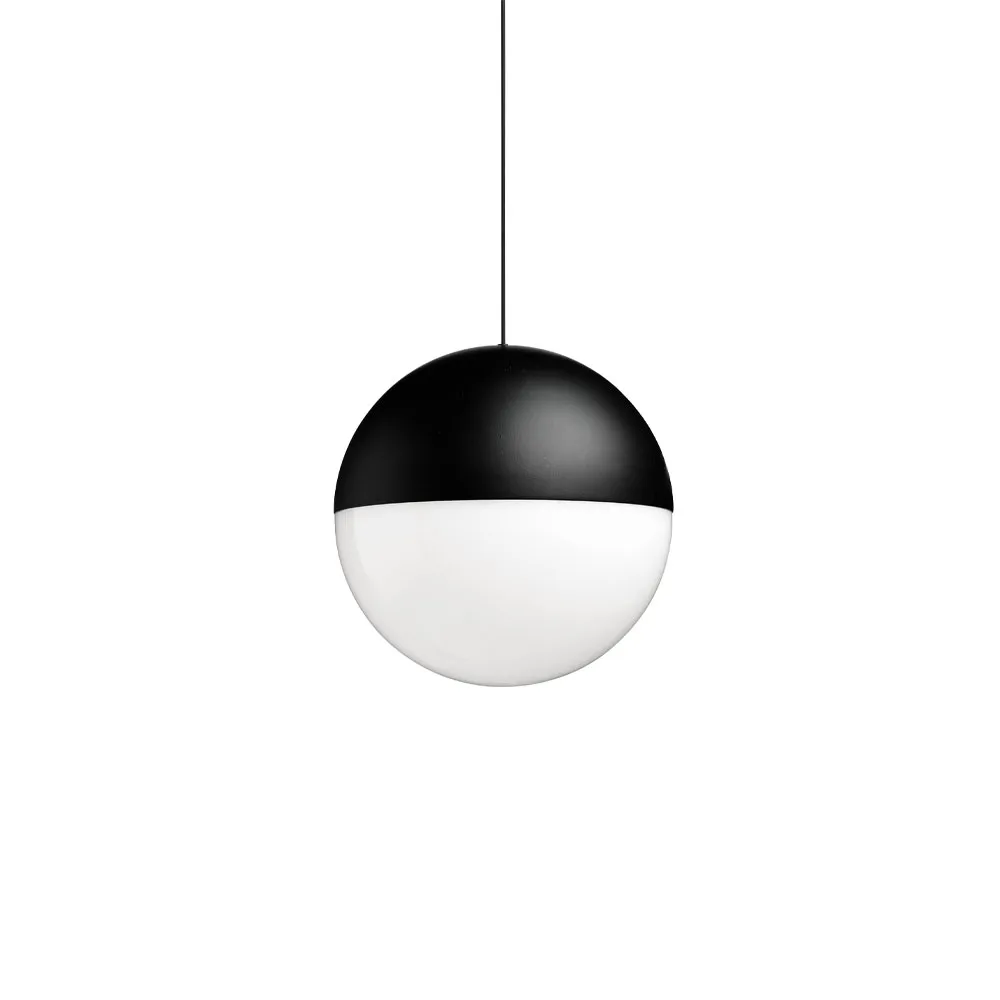 String Light Sphere kattovalaisin, Musta, 12 m johto Flos