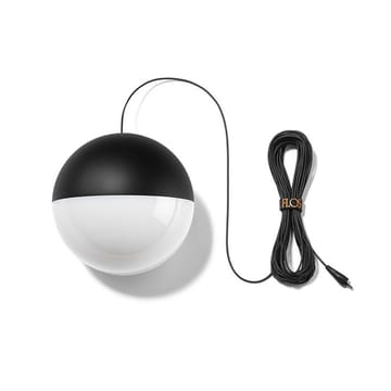 String Light Sphere kattovalaisin - Musta, 12 m johto - Flos