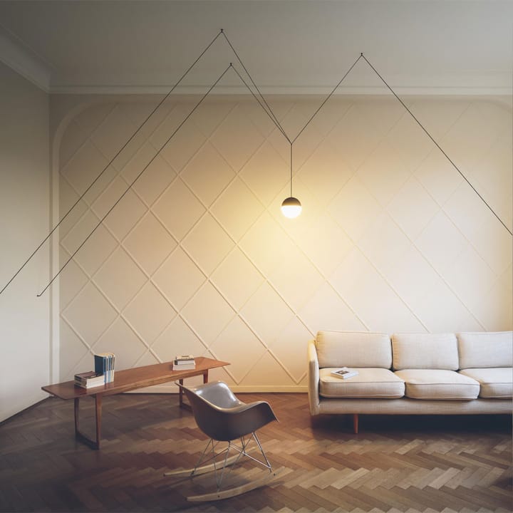 String Light Sphere kattovalaisin, Musta, 22 m johto Flos