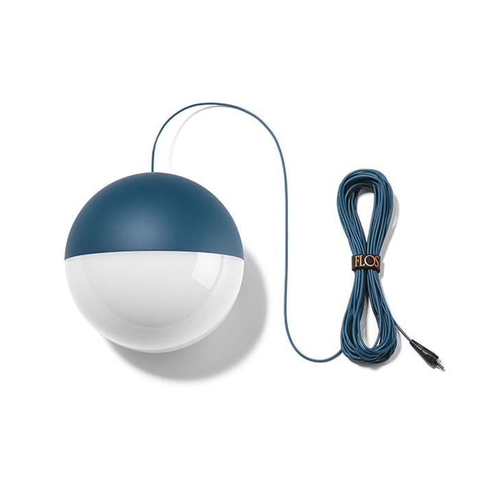 String Light Sphere kattovalaisin, Sininen, 22 m kaapeli Flos