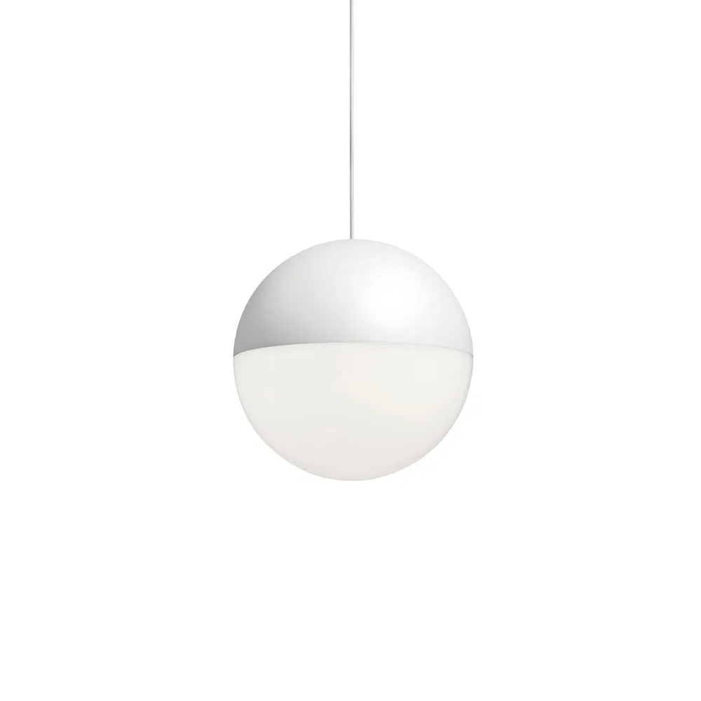 String Light Sphere kattovalaisin, Valkoinen, 22 m johto Flos