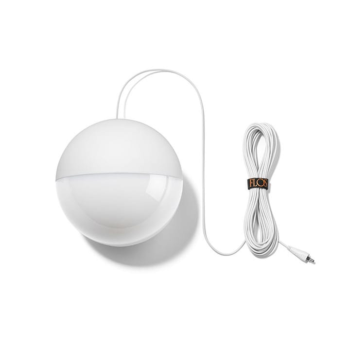 String Light Sphere kattovalaisin, Valkoinen, 22 m johto Flos