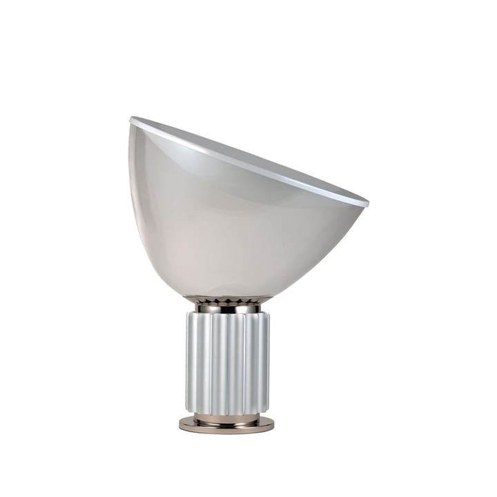 Taccia Small pöytälamppu LED 48,5 cm - Hopea lasikupu - Flos