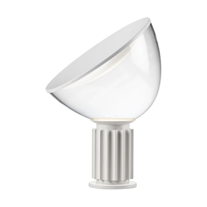 Taccia Small pöytälamppu LED 48,5 cm - Mattavalkoinen lasikupu - Flos