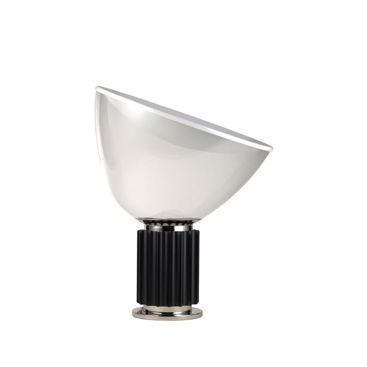 Taccia Small pöytälamppu LED 48,5 cm - Musta lasikupu - Flos