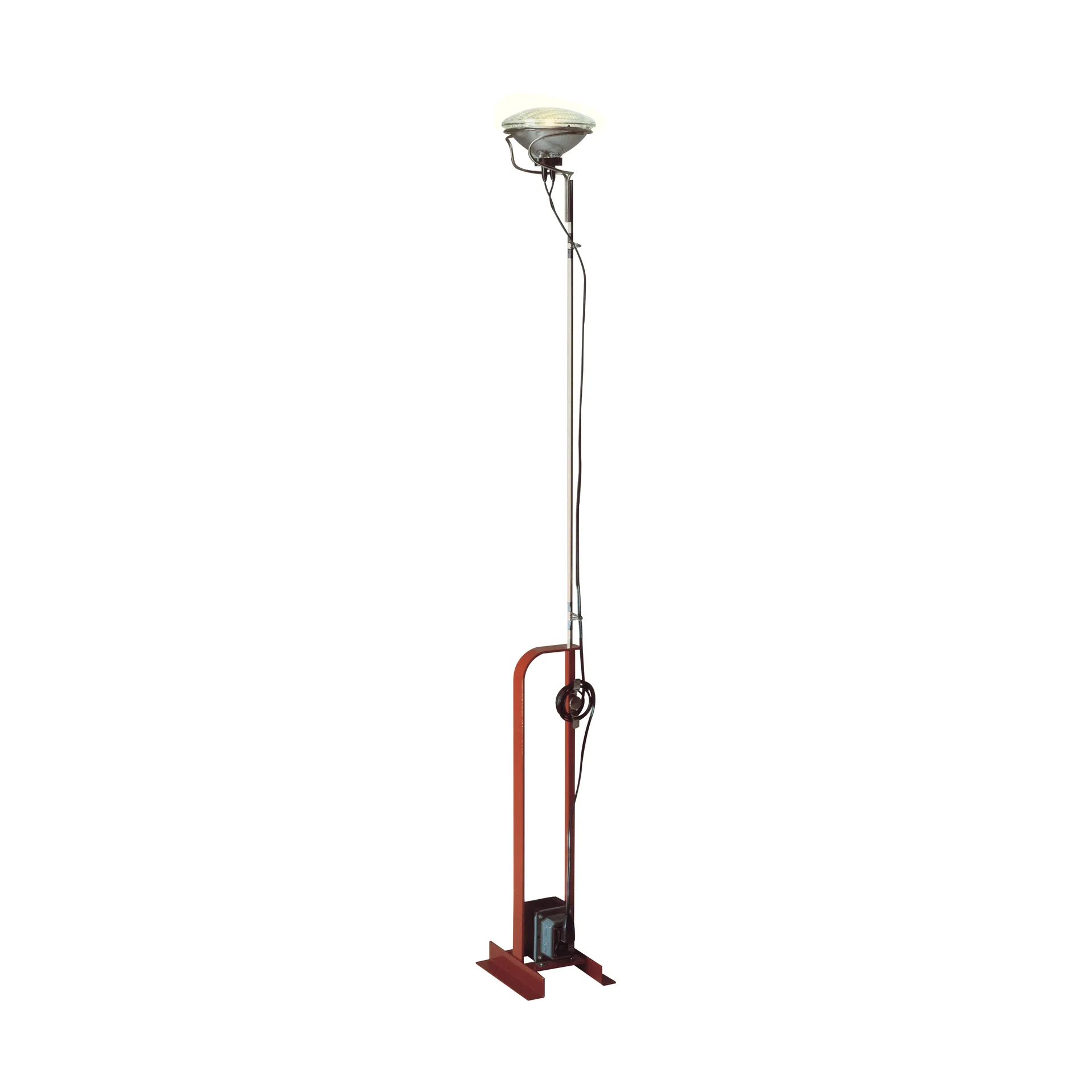 Toio LED-lattiavalaisin – punainen (EU),  Flos
