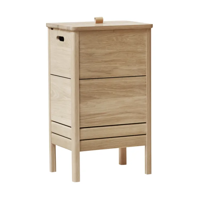 Form & Refine A Line pyykkikori Valkoinen tammi