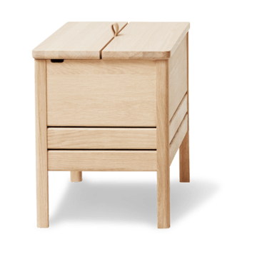 A Line säilytyspenkki 68 cm - Valkolakattu tammi - Form & Refine