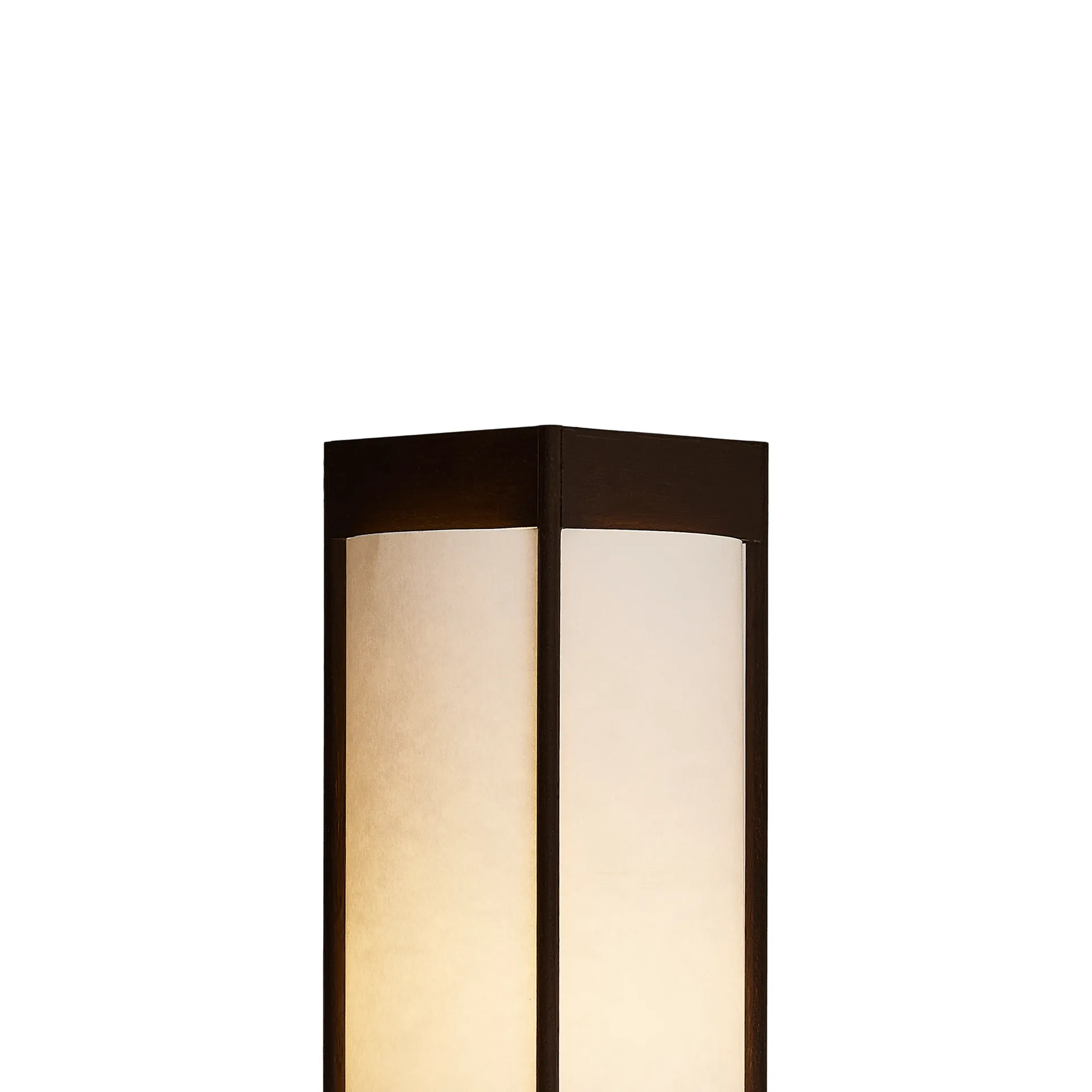 Andon pöytälamppu, Tummanruskea saarni, 32 cm Form & Refine