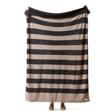 Aymara viltti 130x190 cm - Ribbon Beige-black - Form & Refine