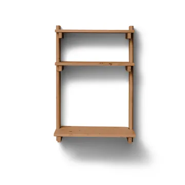 Beam Office Shelf hylly kirjoituspöydällä - Syvänruskea mänty, 60x90,5x40 cm - Form & Refine