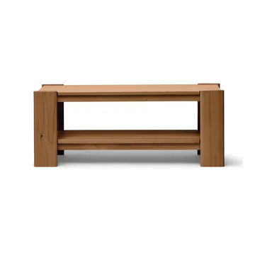 Beam penkki - Tummanruskea mänty, 112x45x33 cm - Form & Refine