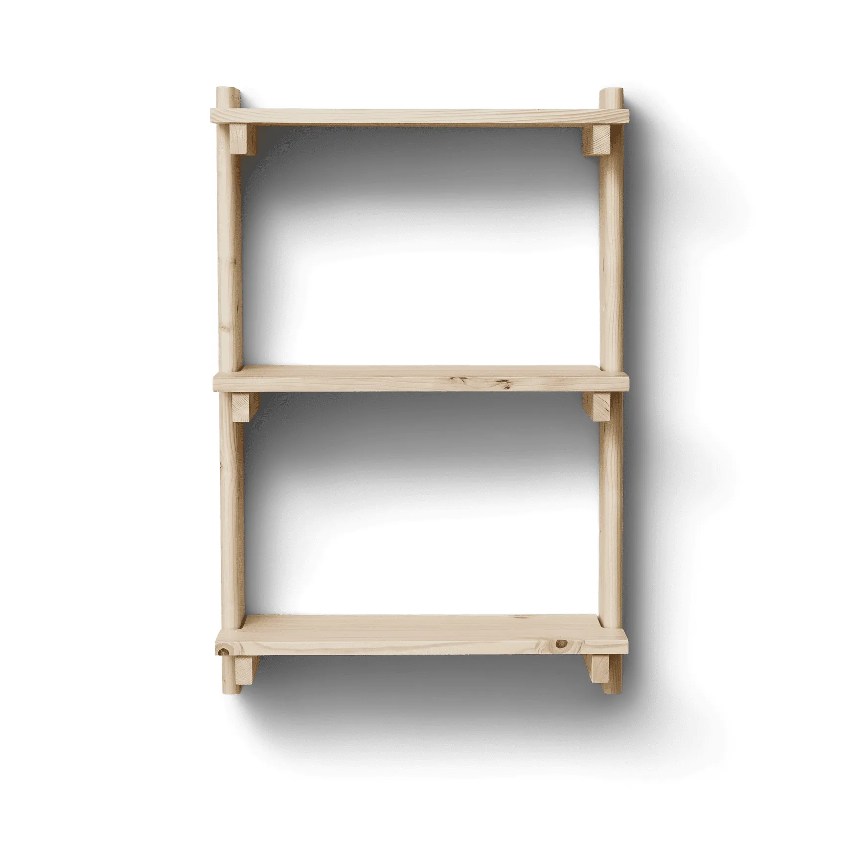 Beam seinähylly 3 hyllyä, Mänty Form & Refine