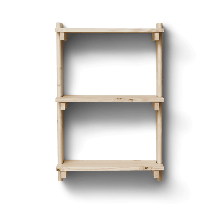 Beam seinähylly 3 hyllyä - Mänty - Form & Refine