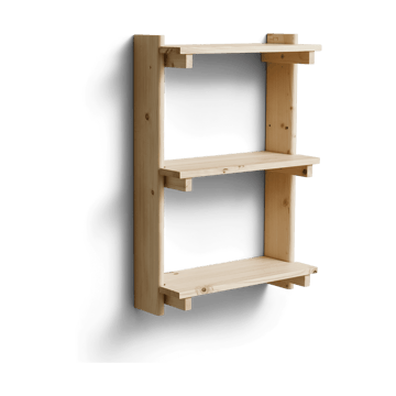 Beam seinähylly 3 hyllyä - Mänty - Form & Refine