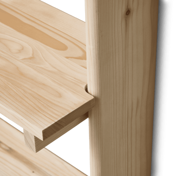 Beam seinähylly 3 hyllyä - Mänty - Form & Refine