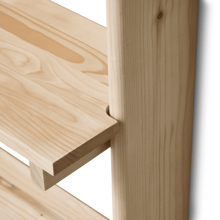 Beam seinähylly 3 hyllyä, Mänty Form & Refine