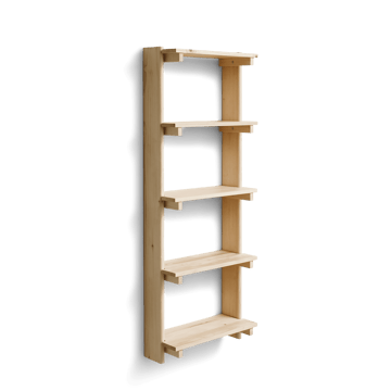 Beam seinähylly 5 hyllyä - Mänty - Form & Refine