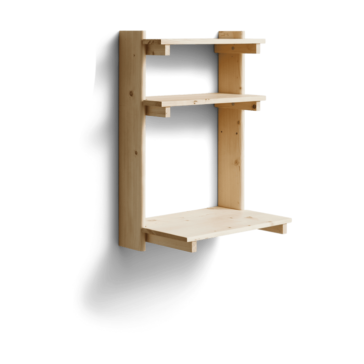 Beam seinähylly kirjoituspöydällä, Mänty Form & Refine