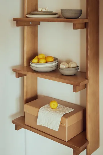 Beam Shelf seinähylly - Tummanruskea mänty, 60x167x25 cm - Form & Refine