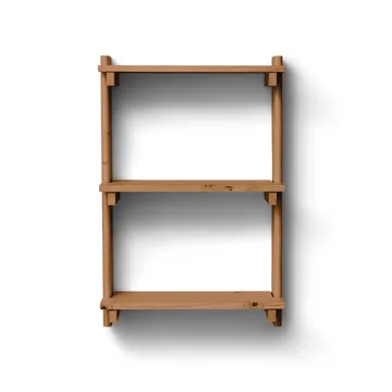 Beam Shelf seinähylly - Tummanruskea mänty, 60x90,5x25 cm - Form & Refine