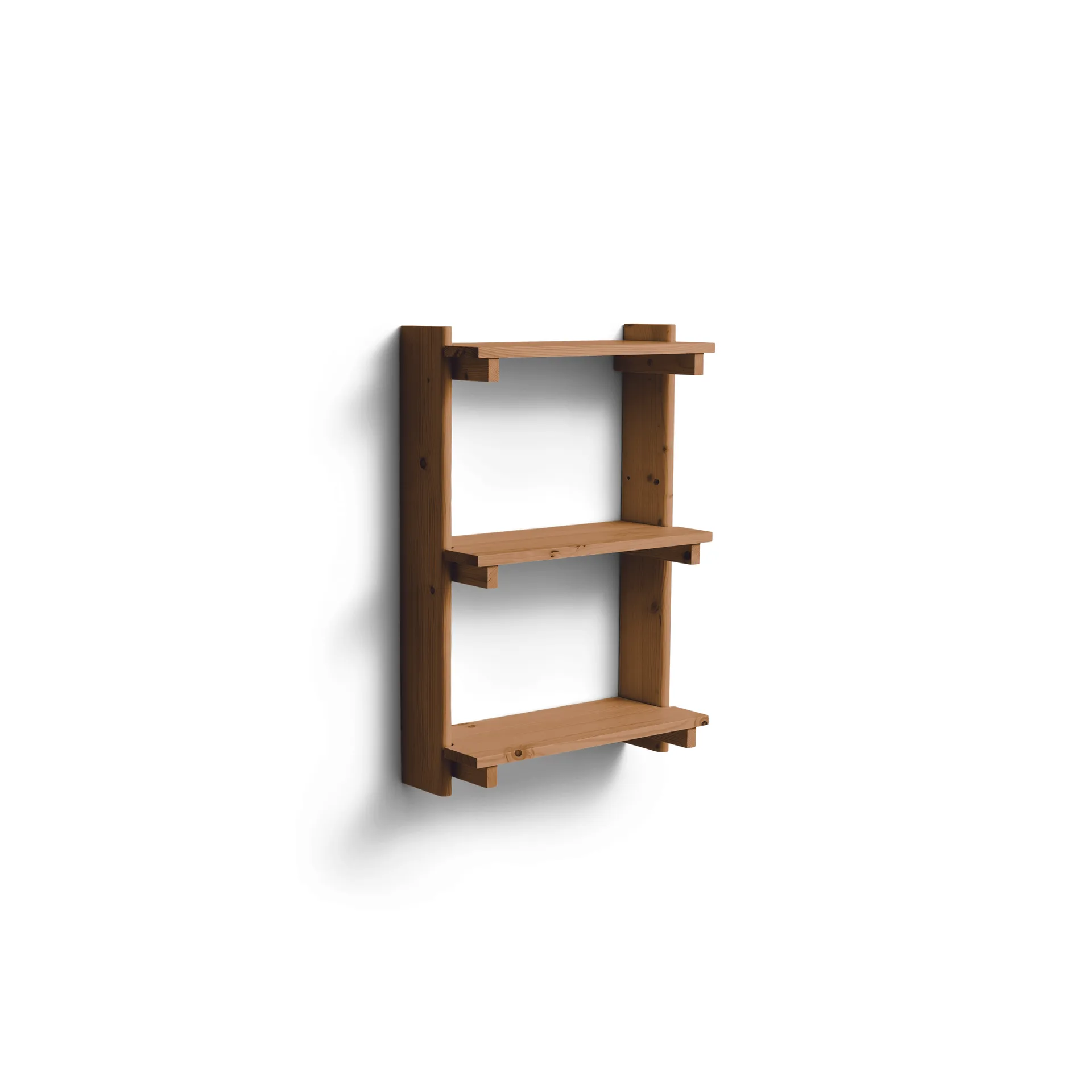 Beam Shelf seinähylly, Tummanruskea mänty, 60x90,5x25 cm Form & Refine