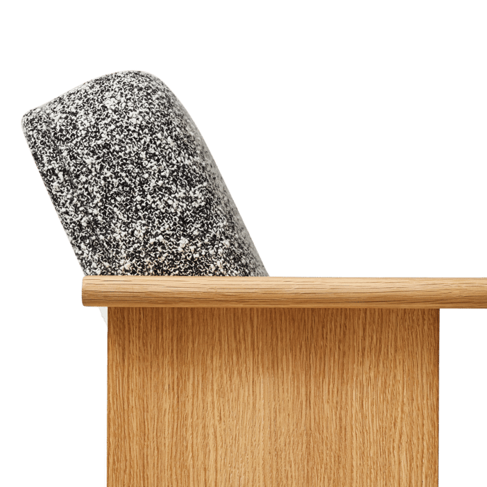 Block-lounge-tuoli, Ek-Zero 0004 Form & Refine