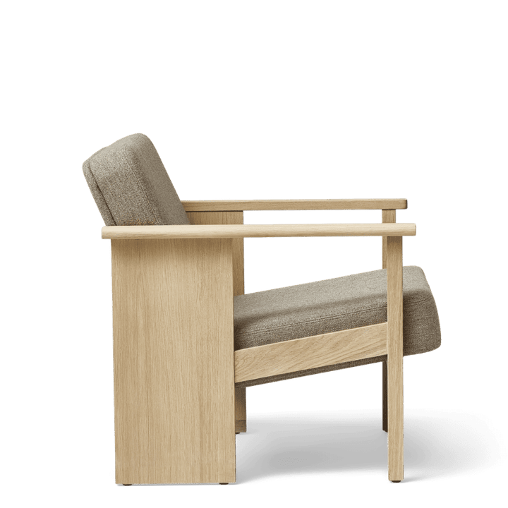 Block-lounge-tuoli, Valkoinen tammi Hallingdal 65-0227 Form & Refine