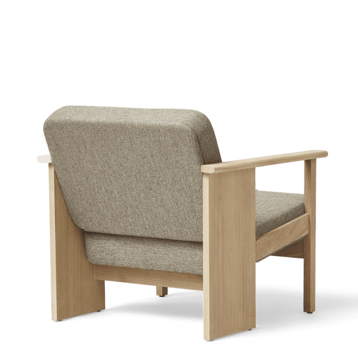 Block-lounge-tuoli, Valkoinen tammi Hallingdal 65-0227 Form & Refine
