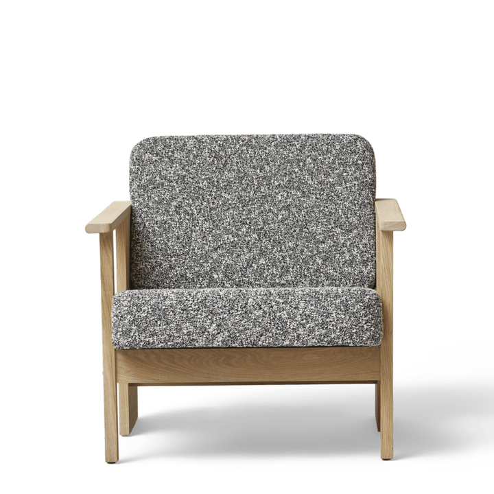 Block-lounge-tuoli, Valkoinen tammi Zero 0004 Form & Refine
