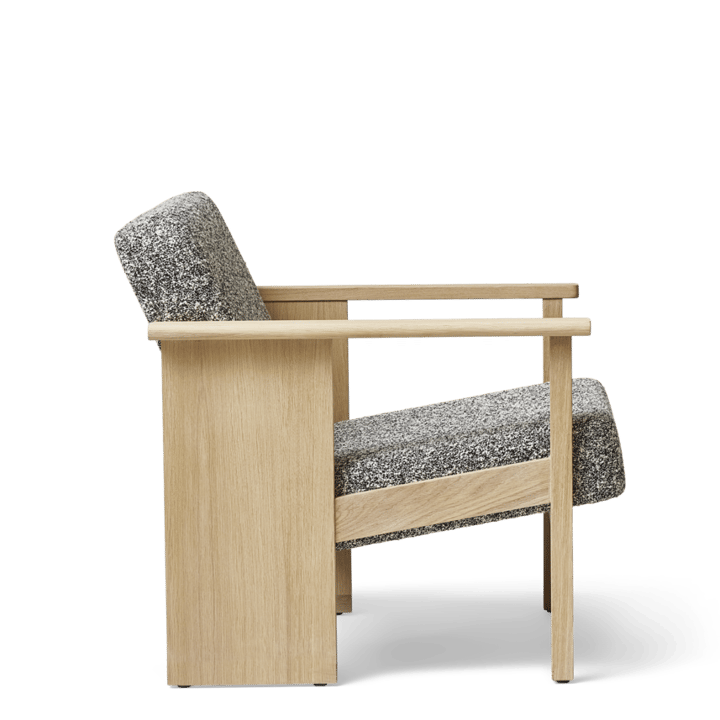 Block-lounge-tuoli, Valkoinen tammi Zero 0004 Form & Refine