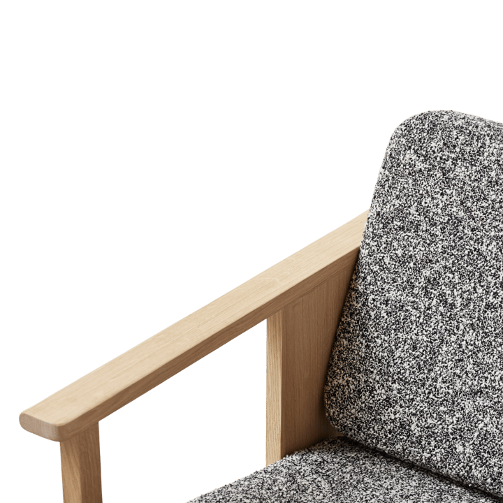 Block-lounge-tuoli, Valkoinen tammi Zero 0004 Form & Refine