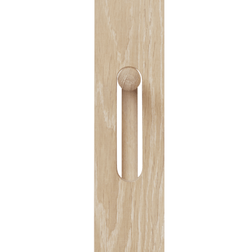 Foyer-takkikoukku 173,3 cm - Valkoinen tammi - Form & Refine