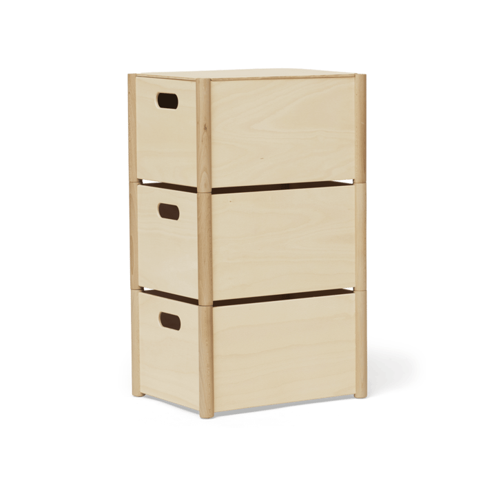 Pillar säilytysboxi M, Pyökki Form & Refine