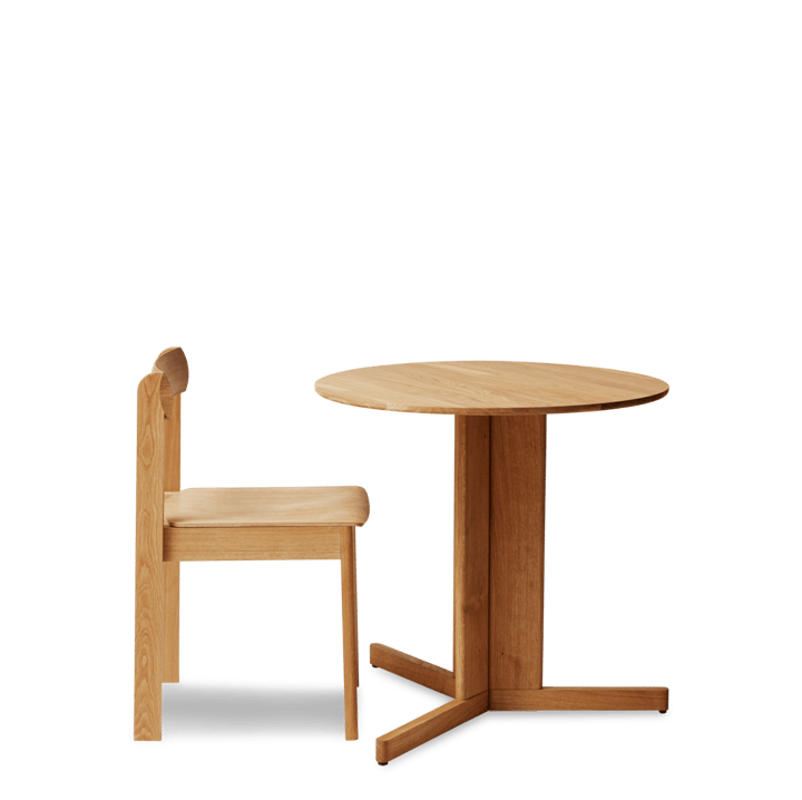 Trefoil ruokapöytä Ø75 cm, Tammi Form & Refine