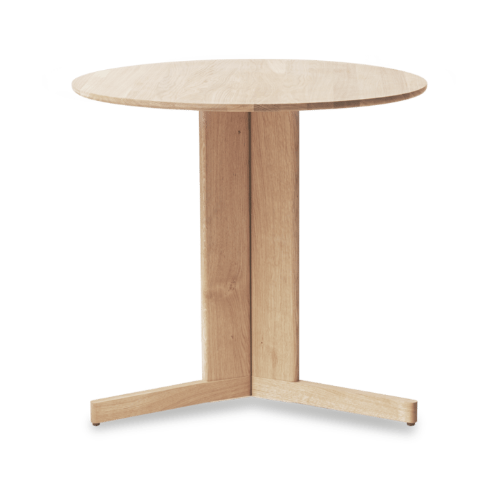 Trefoil ruokapöytä Ø75 cm - Valkoinen tammi - Form & Refine