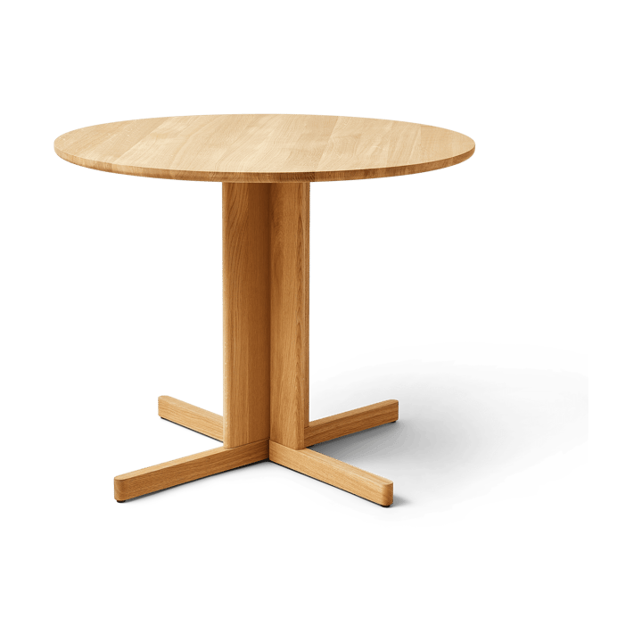 Trefoil ruokapöytä Ø90 cm - Tammi - Form & Refine